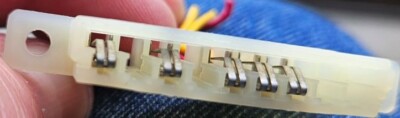 Molex - 9 pin card edge connector housing - 09-01-20919 (used) Qty 10