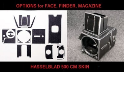 Camera Replacement Skin Leather w/VIDEO ins【Hasselblad 500 CM, finder, magazine】
