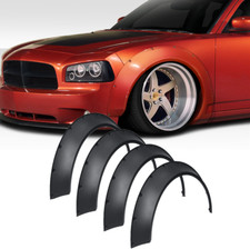 Fender Flares Extra Wide Body Kit Wheel Arches For 2006-2010 Dodge Charger Fender Flares Extra Wide Body Kit Wheel Arches For 2006-2010 Dodge Charger