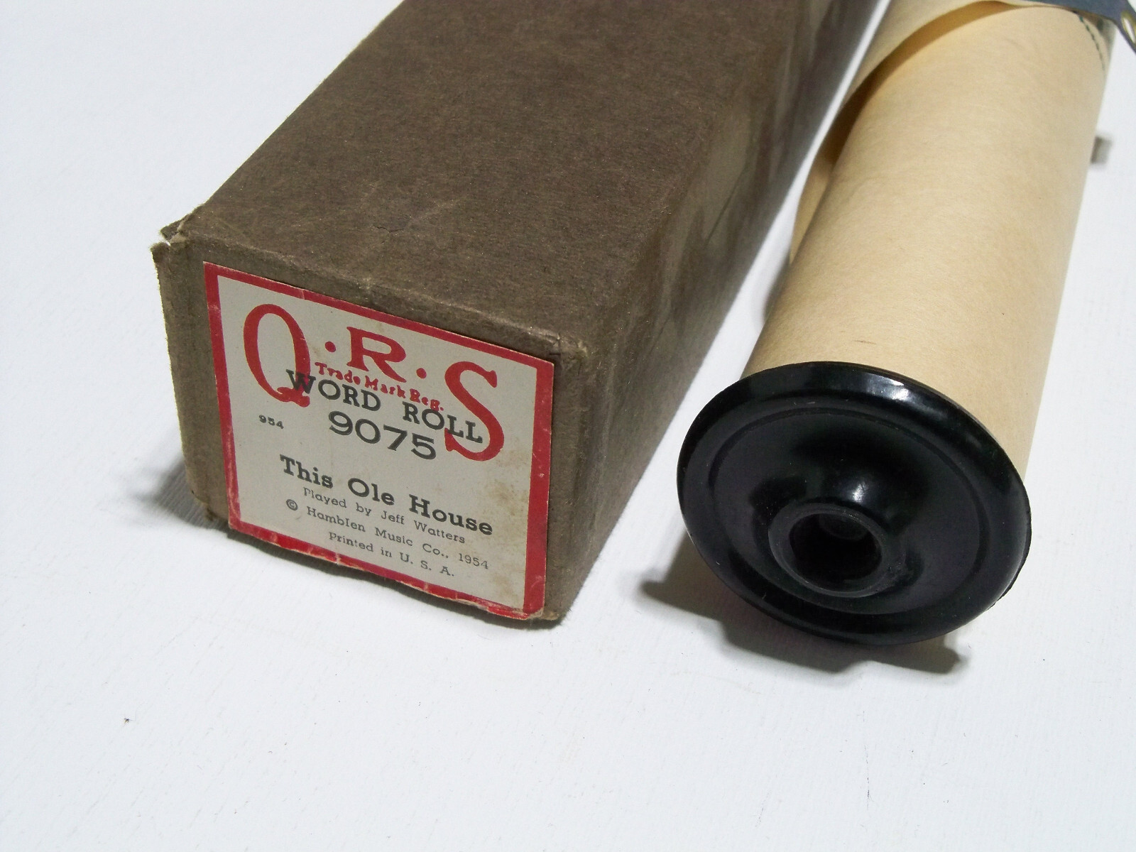 "This Ole House" QRS Word Player Piano Roll, 1954, Trad American Folk Song