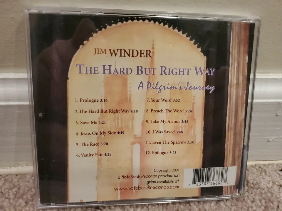Hard But Right Way-A Pilgrims Journey by Jim Winder (CD, 2001) - Imagem 2 de 3