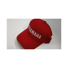 New Authentic Yamaha Cloth Hat Red with White Letters