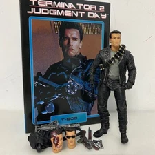 IN US! Terminator 2 Judgment Day T-800 New Ultimate Deluxe Arnold Action Figure