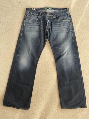 Kuyichi Jeans 37 38 W  32 Leg  Organic Cotton Straight Blue