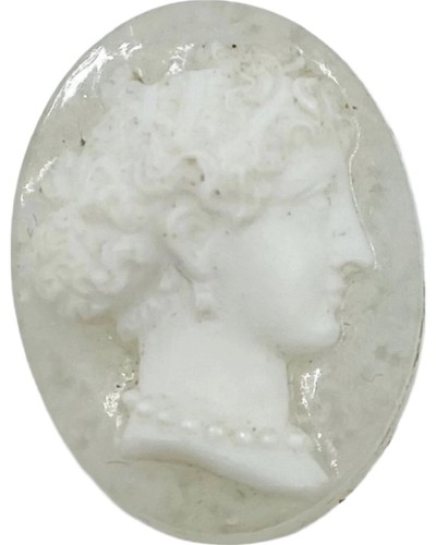 Ancien portrait profil camée agate française néoclassique 18ème/19ème  - Photo 1/12