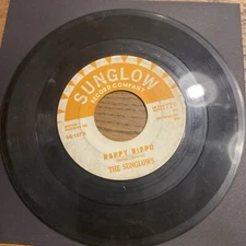 The Sunglows - 1964 R&B Vinyl  - Happy Hippo  / Peanuts