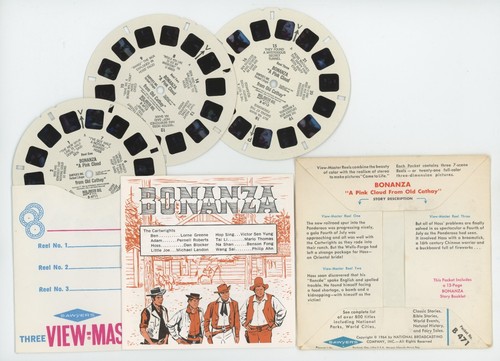 Bonanza 1964 Série TV Sawyer's View-Master Paquet B-471 Exc. État - Photo 2 sur 2