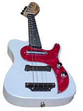 Great Playing New Vintage White Solid Electric Mandolin