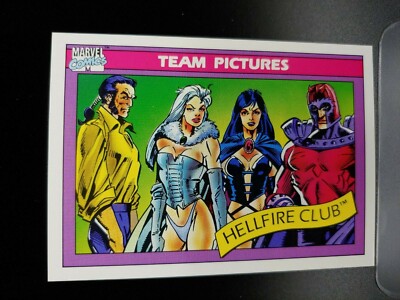 NM/M FRESH FROM PACK 1990 Marvel Universe Series 1 #147 Hellfire Club AMU