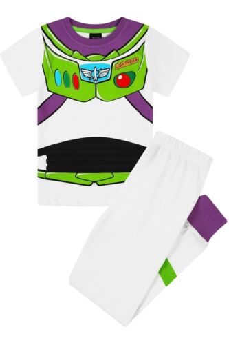 Official Boys Kids Toy Story Buzz Lightyear Pyjamas Pajamas Pjs Age 3 4 5 6 8 - Picture 1 of 3