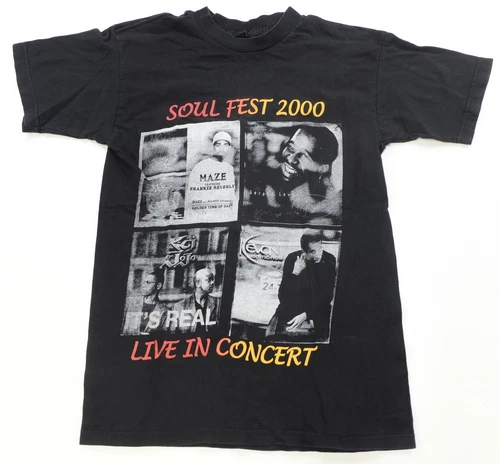 Rare Vintage Soul Fest Concert K-CI Jojo Maze Frankie B 2000s vintage concert t-shirt, vintage, single stitch, B+ condition