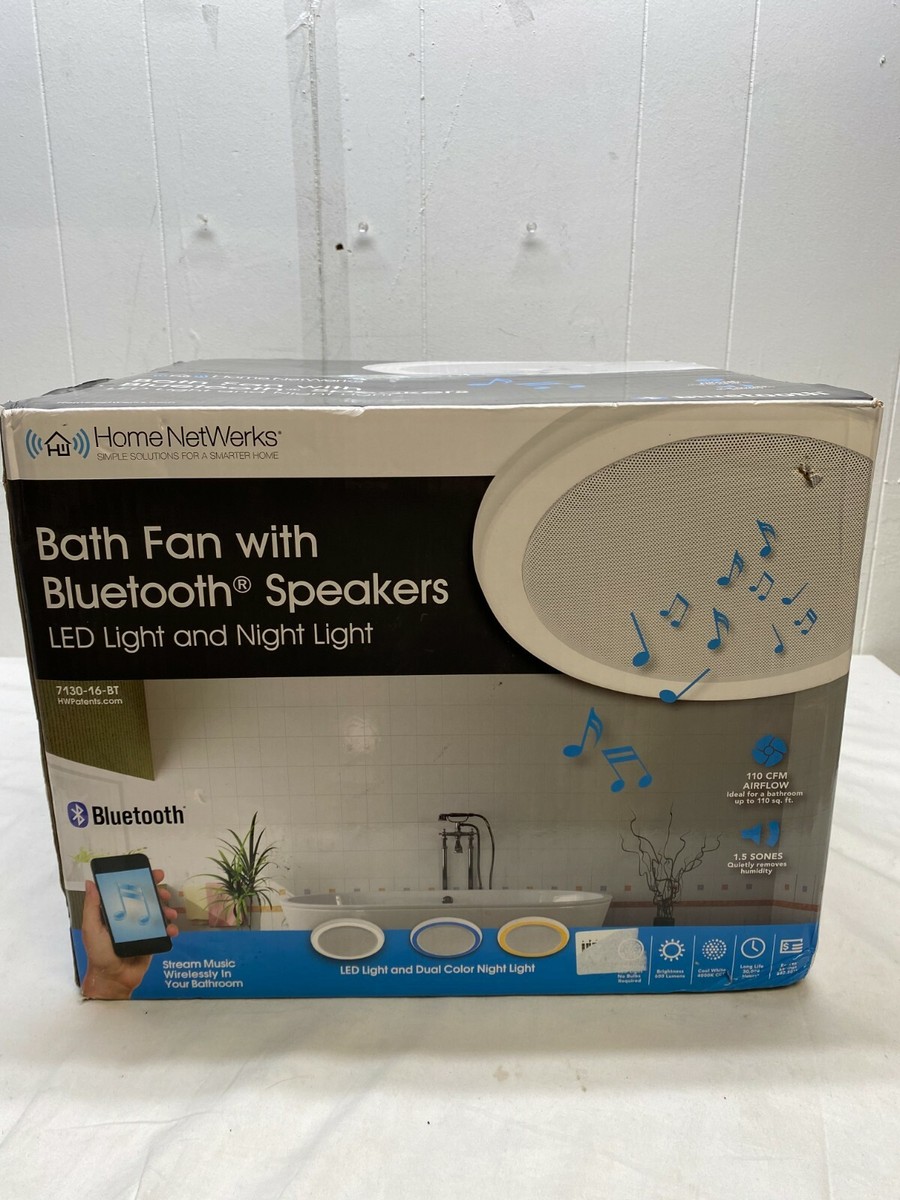 Bathroom Ceiling Fan With Home Netwerks Bath Fan Speaker Home