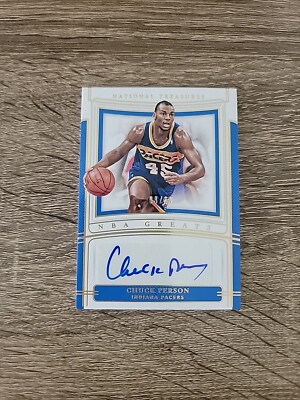 CHUCK PERSON 2019-20 National Treasures Gold 8/10 NBA GREATS Auto SP Autograph