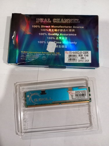 Barrette Mémoire G.SKILL F2-6400CL4D-2GBBPK - DDR2 1GB - Occasion