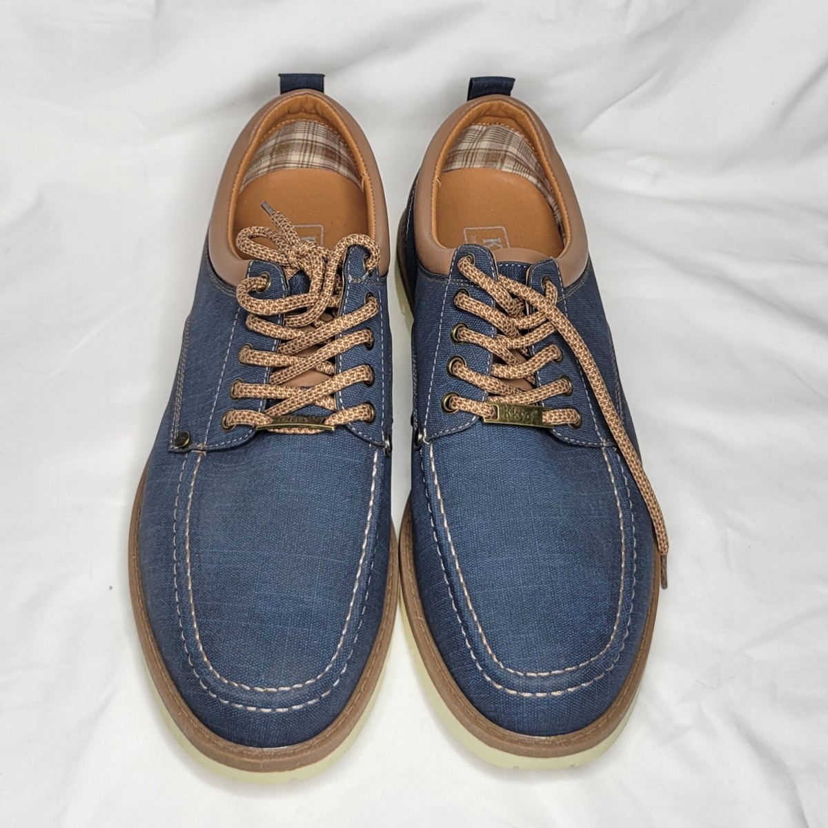 KKYC Blue Denim Lace Up Men display picture 2