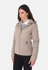 Giubbotto Donna Invernale Double Face Piumino Reversibile Cappuccio Impermeabile