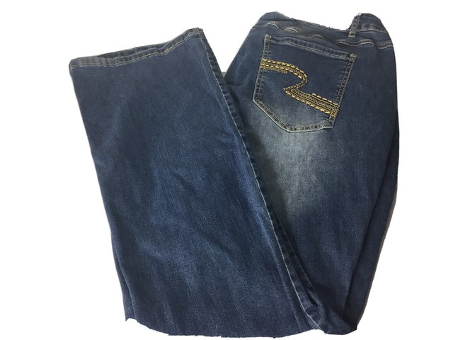 Est 1946 Denim Jeans 20W Classic Bootcut Med Wash Distressed Plus Stretch | eBay