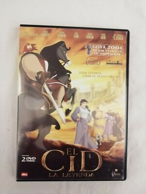 El Cid The Legend 2 DVD Goyas 2004 Film DVD Filmax Carlos Latre Loles Leon