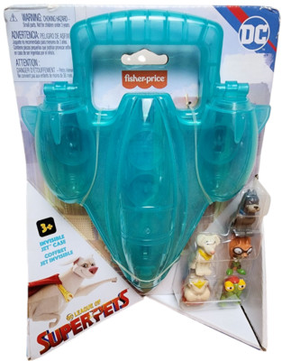 Fisher-Price: DC League of Super-Pets Invisible Jet Case Mini Figure 5 pack