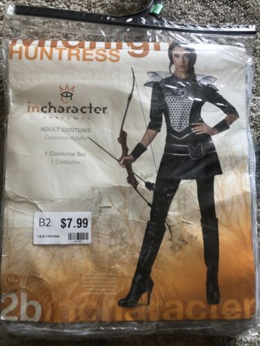 Midnight Huntress Medieval ADULT Womens Costume Size Large - Afbeelding 1 van 2