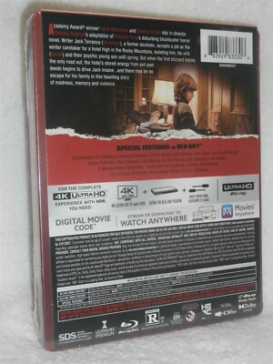 The Shining (4K/Blu-ray, 2025, STEELBOOK) horror Jack Nicholson