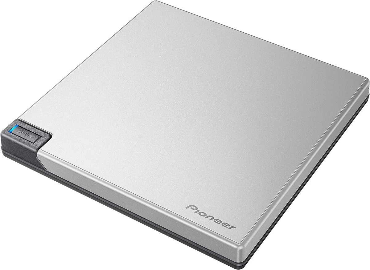 Pioneer 3.2 Gen1, 2.0 Slim Portable BD/DVD/CD Writer - Silver W/SW