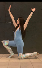 80  s Retro Vintage Iconic Jumpsuit for Hallowen , Birthday and Costume Parties