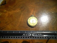 Vintage Antique Silver Tone Case Pocket Watch WESTCLOX Pocket Ben - Working