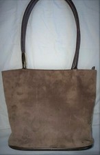 Gucci- borsa vintage in pelle scamosciata
