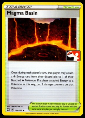 Pokemon Sword & Shield Brilliant Stars Prize Pack 144/172 Magma Basin