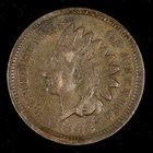 Indian Head Cent. 1862 Very Good. Lot # 9049-322-008