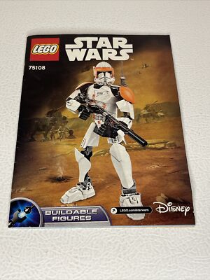 Commander Cody Lego Star Wars Buildable Figures Instructions