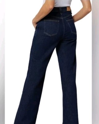 Joie sanna wide leg dark wash blue jeans high rise Women's 25 26 28 29 31  NEW