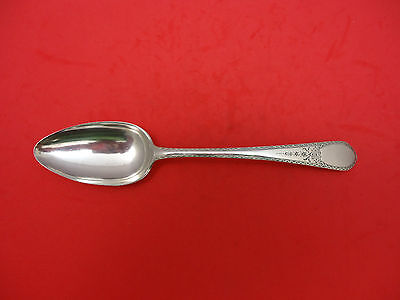 Early American Engraved by Lunt Sterling Silver Serving Spoon 8 5/8"