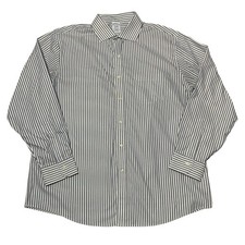 Brooks Brothers Men's Dress Shirt 17-35 Regular Non-Iron Stretch Supima