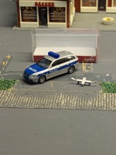 Herpa BMW 5er Touring silber/blau "Polizei Brandenburg" Nr. 046756 mit OVP