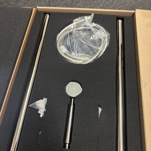 Waterworks-09-69567-80068 Tandem Floor Mounted Exposed Tub Filler NICKEL New!