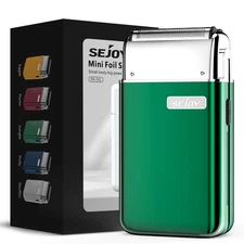 SEJOY Mini Electric Foil Shaver For Men Cordless Razor Beard Trimmer Shaving