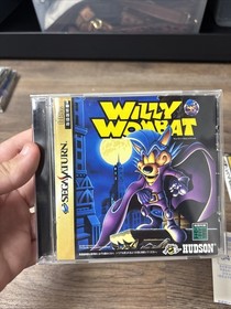 Willy Wombat - Sega Saturn -Japan Import- Complete With Spine Card And Reg Card.