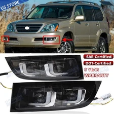 For 2003-2009 Lexus GX470 LED Fog Light Daytime Running Lamp Assembly Left Right