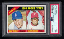 1966 Topps #591 Grant Jackson/B. Shirley Rookie PSA 7 NM w/Free Shipping