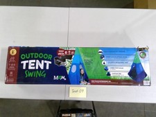 M M Outdoor Tent Swing Kids 5 40in Platform Bonus Spin Kit Blue Green Toy