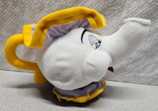 Disney Store Beauty and The Beast Mrs Potts Beanie Plush