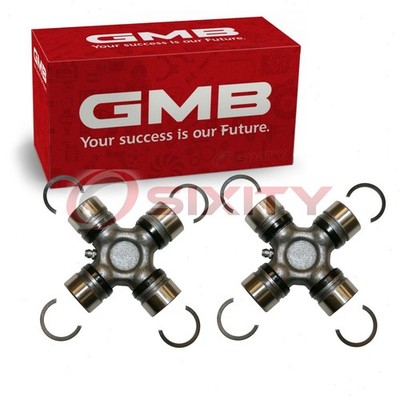2 pc GMB Front Shaft All Universal Joints for 2003-2005 GMC Savana 2500 su