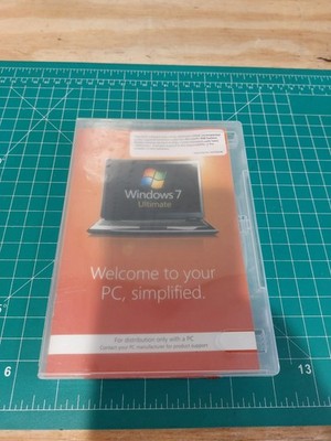 Microsoft  Windows 7 Ultimate 64-Bit Only Dvd with Product Key