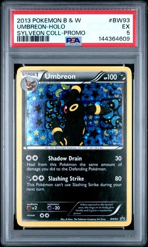 2013 POKEMON B&W PROMO SYLVEON COLL #BW93 UMBREON-HOLO PSA 5