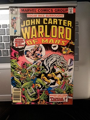John Carter Warlord of Mars #1 Marvel Comics 1977 Free Shipping 