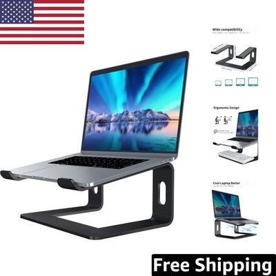 Ergonomic Laptop Stand - Aluminum Riser for Optimal Comfort & Airflow (10-15.6'')