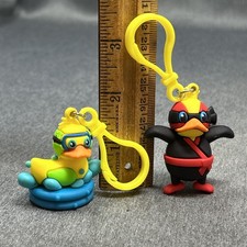 Kids Heart Challenge 2025 Duck Keychains Set of 2 Scuba Ninja AHA Collectible