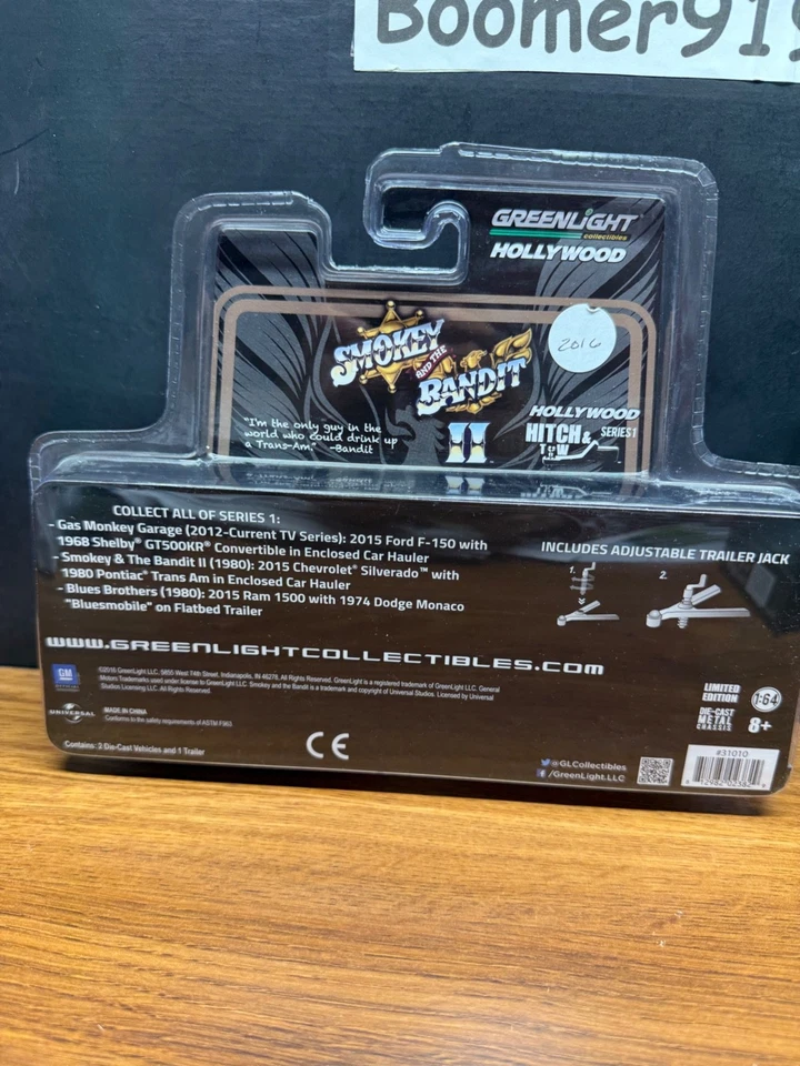 GREENLIGHT Smokey And The Bandit II Trans Am/Chevy Pickup Hitch And Tow Set 1:64 - Image 4 of 4